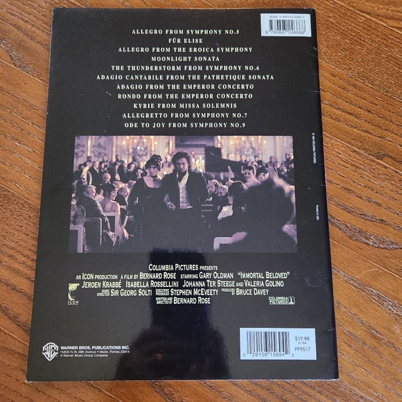 IMMORTAL BELOVED Sheetmusic Selections for the Piano - Picture 2 of 6